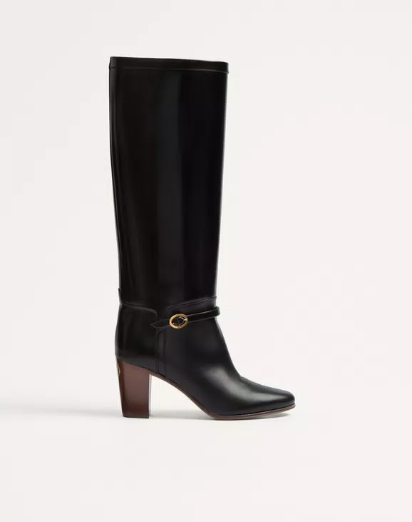 Valentino Pattie Calfskin Boot 75Mm - Image 1